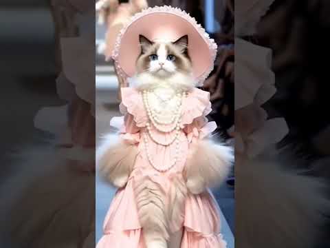 Cat's Fashion show , Cat's Funniest Moments, Amazing Cat Tricks , Cat's Reaction to, Cat's