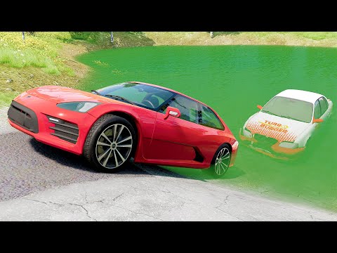 Mobil vs Deep Water #16 - BeamNG Drive