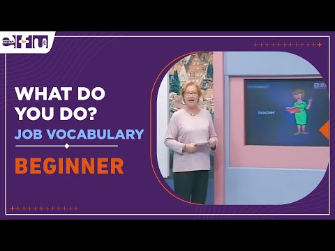 Let's Start English 50 - Lesson 8 / What Do You Do? | Beginner Levels