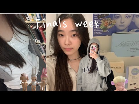 productive uni vlog📎: finals week, study exams, projects, all-nighters