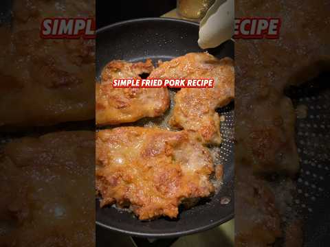 Simple Fried Pork Recipe  #recipe #pork #chineserecipie #easyrecipe #chinesefood #chinesecusine