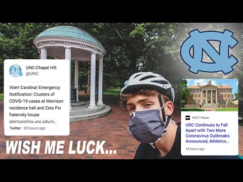 My FIRST DAY OF COLLEGE in A PANDEMIC?? (UNC)