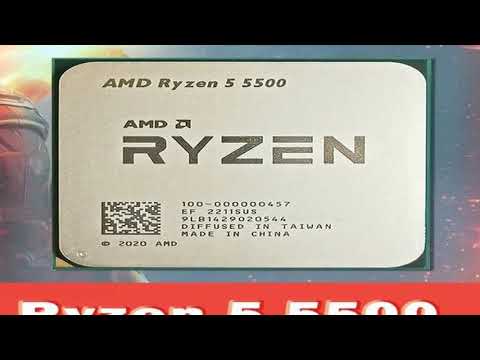 AMD Ryzen 5 5500 R5 5500 3.6 GHz 6-Core 12-Thread CPU Processor 7NM L3=16M 100-0