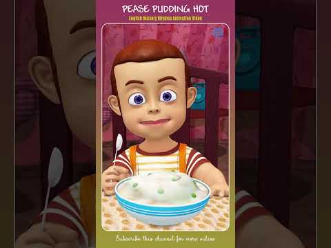 Pease Pudding Hot | English Nursery Rhymes #animation #shortsfeed #shorts #kidscartoon #cartoon