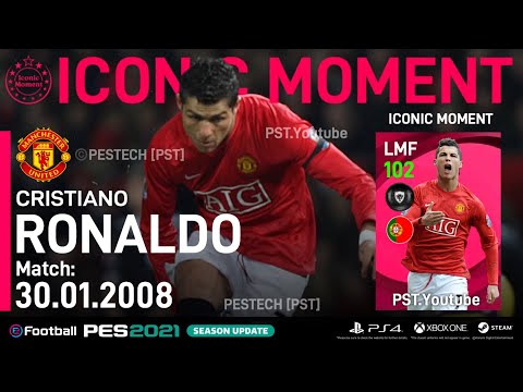 United RONALDO🔥 ICONIC MOMENT CARD - Pes 2021 Mobile