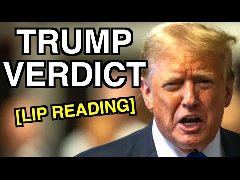 Donald Trump Verdict Speech (Lip Reading)