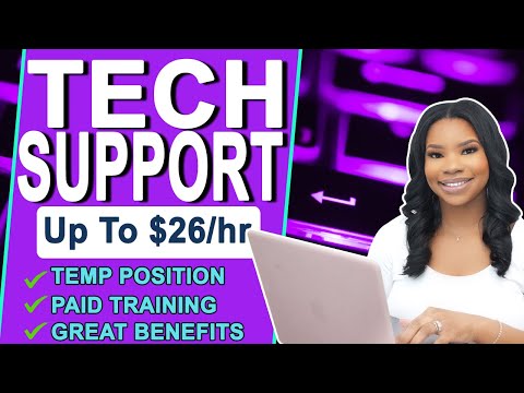 Earn Up to $26/Hour Working From Home in Tech Support!