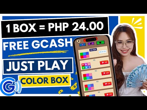 EARN FREE ₱24 PER BOX! ₱500 CASH-OUT KO SA GCASH WALLET | just PLAY COLOR BOX | WALANG PUHUNAN