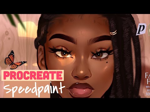 PROCREATE SPEEDPAINT: VOGUE CHALLENGE ✨