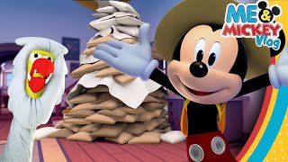 Explore Pillow Mountain with Mickey Mouse! 🏔 | Me & Mickey | Vlog 60 | ​@disneyjr​