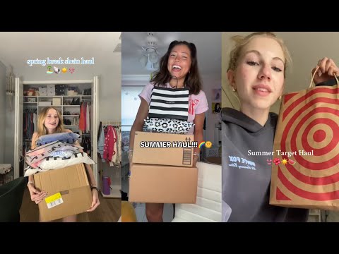 Summer shopping haul - TikTok compilation 🛍️😋