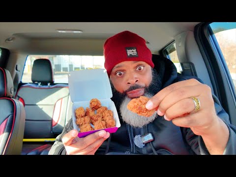 NEW Taco Bell Crispy Chicken Nuggets Review!