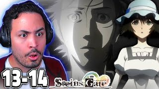 😰¡¿ES IMPOSIBLE SALVARLA?!⚙️Steins;Gate Capitulo 13 Y 14 REACCION