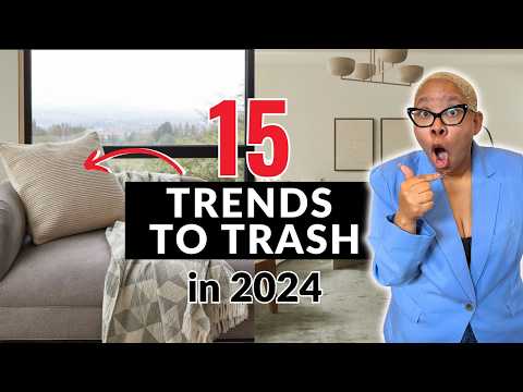 The 15 MOST HATED Interior Design Trends in 2024! Avoid These Trends at ALL COSTS!!!!