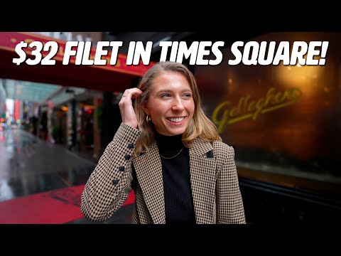 New York City’s BEST Steak Deal is in Times Square!? | Gallaghers Steakhouse