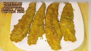 Crispy Southern Fried Whiting Fish Recipe | Easy Homemade Cooking