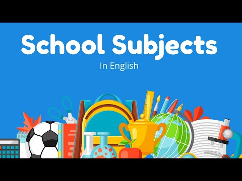 School Subjects In English | English Vocabulary