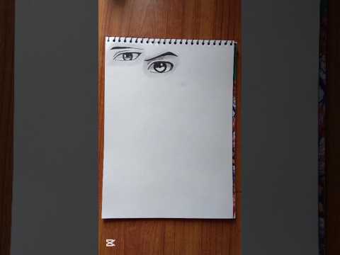 Drawing everyday till I reach 1k subs (Day77) #shorts #2ba_vartist #animeeyes #sketch