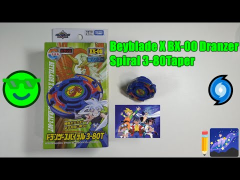 Beyblade X BX-00 Dranzer Spiral 3-80Taper