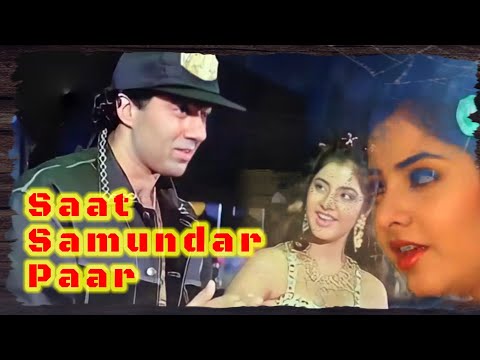 Saat Samundar Paar | Divya Bharti | Sadhana Sargam | Vishwatma | 4k Video Song | shree 90s Hit Songs