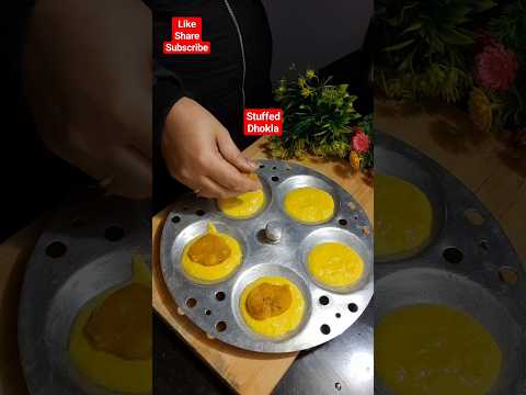 stuffed dhokla l bharva dhokla l #stuffeddhokla #dhokla #viral #youtubeshorts #shortvideo #shorts