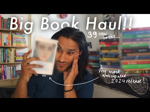 I broke my book-buying-ban!! BIG BOOK HAUL // new releases, most anticipated 2024 books + more 📚💌