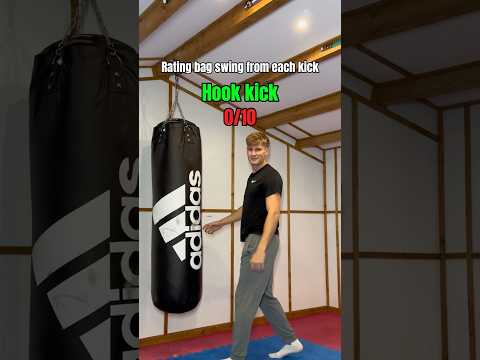 Rating the bag swing from my kicks!