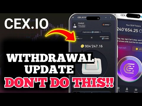 CEX.IO AirdropWithdrawal Update - Don't Do This | Secrets To Big CEX.IO Airdrop Allocation