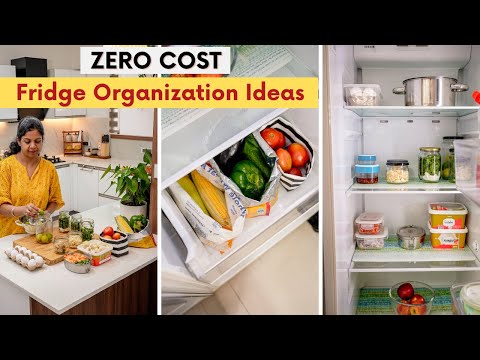 ZERO COST Fridge Organization Ideas | Organize Your Fridge for FREE