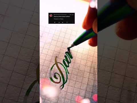 Dania | Calligraphy Handwriting Handlettering Cursivewriting