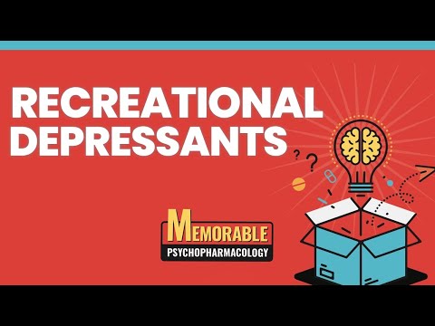 Recreational Depressants Mnemonics (Memorable Psychopharmacology Lecture 11)