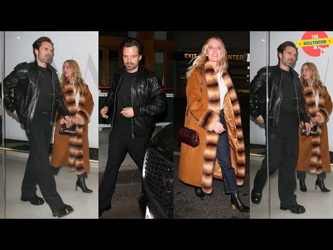 SEBASTIAN STAN AND ANNABELLE WALLIS ARE SEEN LEAVING THE APPRENTICE Q&A IN BEVERLY HILLS!!!