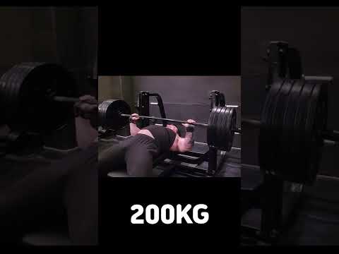 벤치 프레스 200KG #shorts