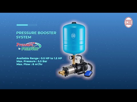 Upgrade Your Home Water Pressure with C.R.I. Pressure Booster Pumps