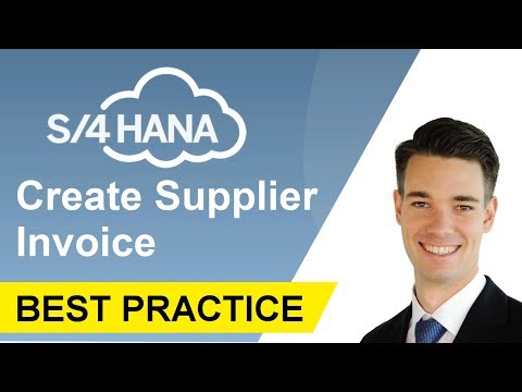 Create Supplier Invoice