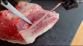 【お肉の解説動画】秋から大活躍する外モモ肉の魅力を磨きながら解説します