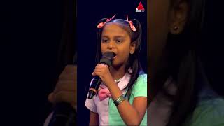 Binoli Anne perera | Rasa Ahara Kawala (රස ආහර කවලා) Blind Auditions|The Voice Kids SL #shorts