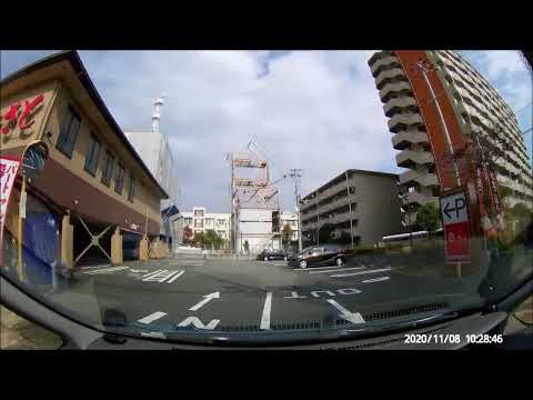 【前面展望】和食さと 立花店 駐車場（兵庫県尼崎市）