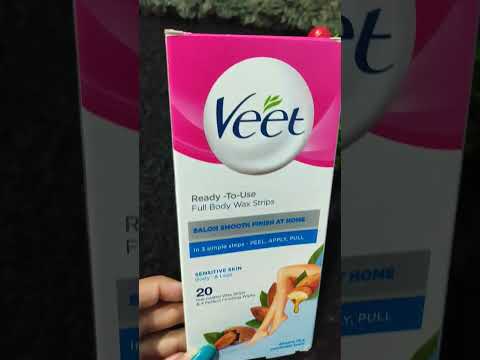 veet full body wax strips for sensitive skin under250#viral #youtube #short #shorts #wax