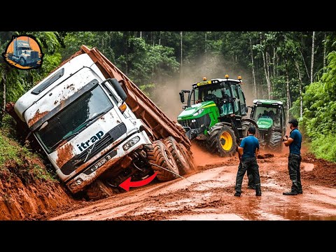 Death-Defying Logging Adventures: Heavy Equipment Fails Compilation - Heavy Machinery #56