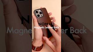 【これは流行る】NOMADから出たiPhone 15 Pro, 15 Pro Max向けの最新ケース「Magnetic Leather Back」が最高すぎた😀 #iphoneケース