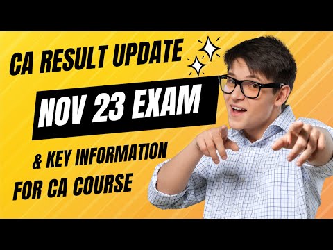 "CA Result Update: CA Inter & Final Result Nov 23 Exam & Key Information"