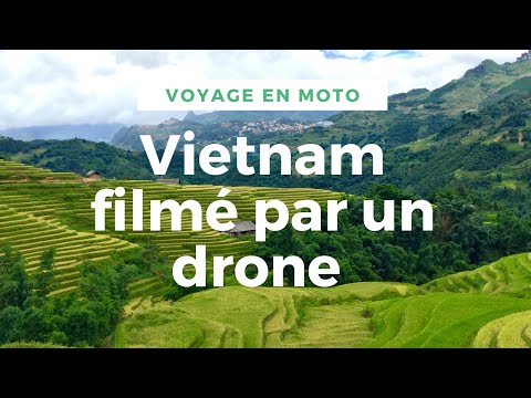 Voyage en moto avec Vietnam Exploration  | Paysages filmés par un drone | Nord du Vietnam