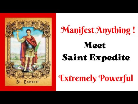 Saint Expedite - Quick Problems Solved ! Switchwords ! Listen & Feel The Magic ! Magic Has No Logic!