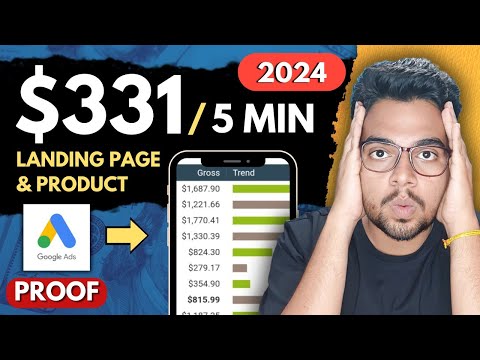 How To Select an Affiliate Product And Landing Page For Google Ads 2024 (Hindi) | $331/5 Min Daily!