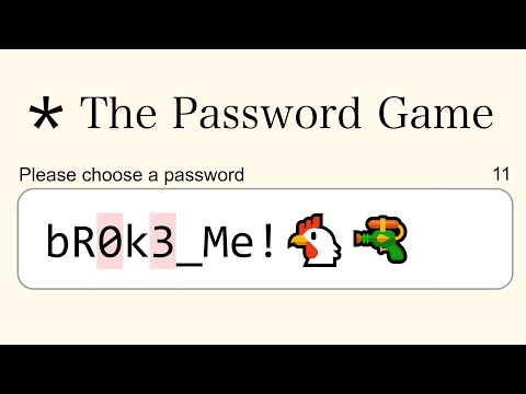 How The Password Game Broke Me