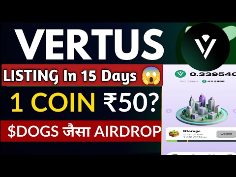 Vertus Airdrop Listing date: vertus mining withdrawal | Airdrop Like Dogs