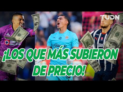 ¿QUIÉN SUBIÓ Y QUIÉN BAJÓ?🤑 Los más caros y los más devaluados: Este es el top de Liga MX en el 2024