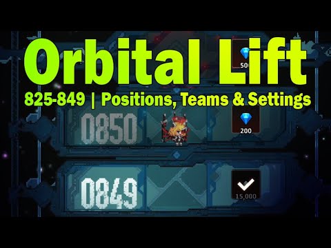 [GT] Lullehツ - Orbital Lift 825-849 (w/ Pos, Teams, Settings) (TIMESTAMPS IN DESCRIPTION)