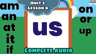 Two-Letter Sight Words (Complete Audio) | First Two-Letter Sight Words to Learn | Unit 2 - Lesson 8